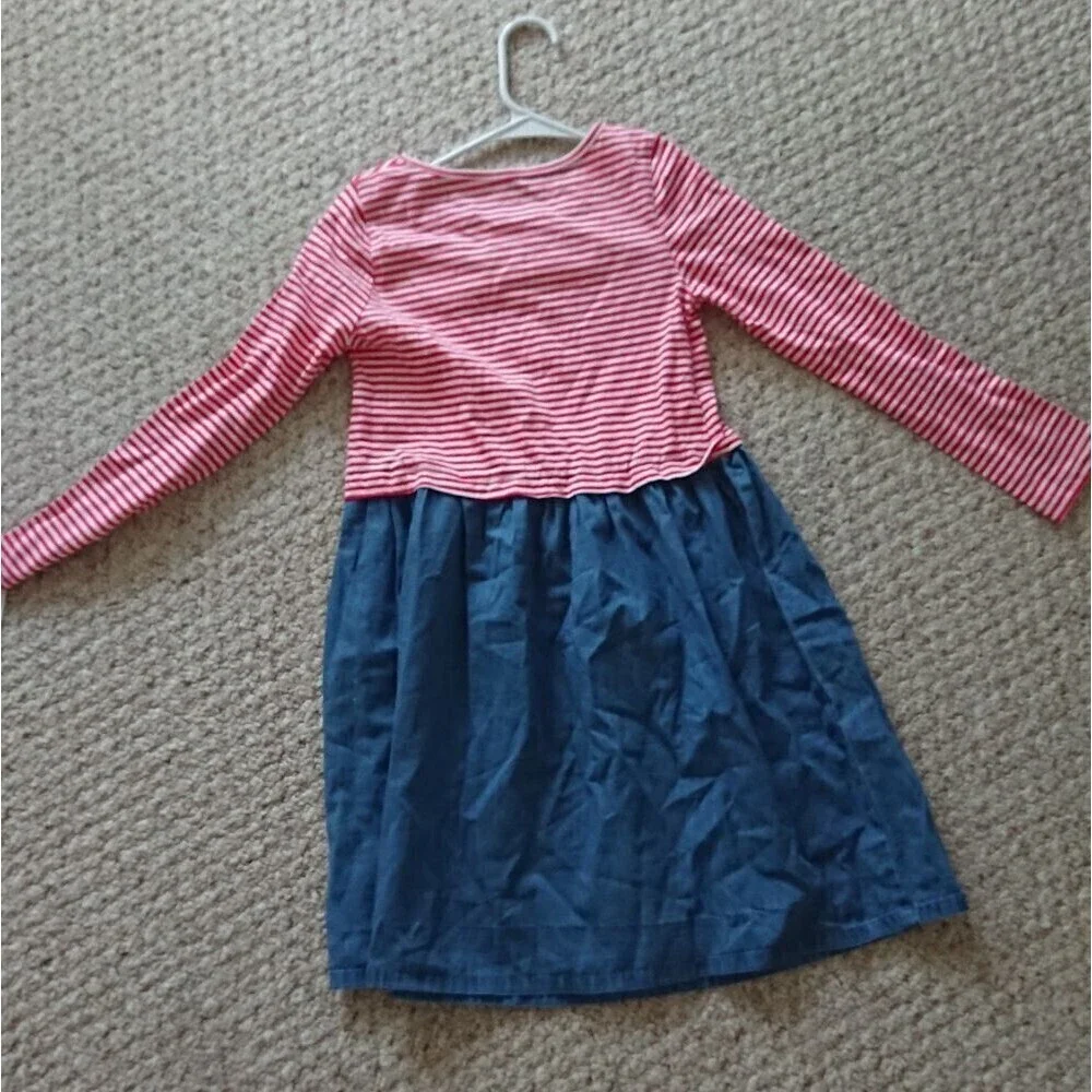 Carter's Striped Chambray Dress size 12